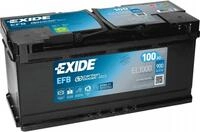 EXIDE EL1000 EFB Autobaterie/Starterbatterie 100Ah 12V 900A EFB DIN/ISO L5 Kompatibel