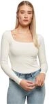 Urban Classics Damen Ladies Organic Longsleeve Body