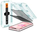 Spigen Glas.tR EZ Fit Sichtschutz Schutzfolie kompatibel mit iPhone 17e, iPhone 16e,