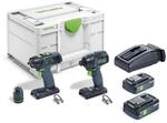 Festool Schrauber- und Bohrer-Set TID 18 HPC 4,0 I-Set T18 (mit TID 18, T 18+3,