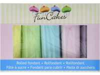 FunCakes Rollfondant Multipack Pastel Colours, 500 g = 5x100g