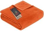 Ibena Porto xl Decke 180x220 cm &ndash; Baumwollmischung weich, warm & waschbar,