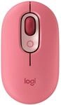 Logitech POP Mouse, Kabellose Maus mit anpassbaren Emojis, SilentTouch-Technologie,
