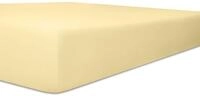 Kneer Spannbetttuch, Qualit&auml;t 25, Easy-Stretch, Farbe 02 leinen, 90x190-100x220