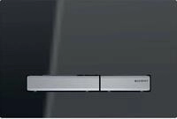 Geberit Sigma 50 Dr&uuml;ckerplatte Schwarz Lava/Chrom f&uuml;r UP720, UP320 und UP300,