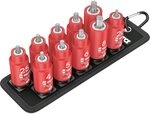 Wera 05004930001 Belt B VDE 1, VDE-isolierter Bitnuss-Satz, TORX&reg;/Sechskant, mit