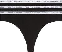 Tommy Hilfiger Damen Strings Tangas, Schwarz (Black/Black/Black), L