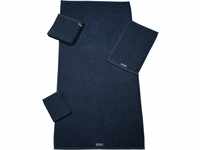 Ross Bio-Baumwoll Handtücher Selection Nachtblau, Duschtuch 70x140 cm