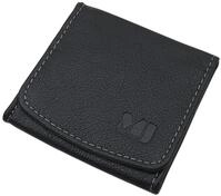 Kleine Geldb&ouml;rse Wiener Schachtel aus B&uuml;ffelleder MJ-Design-Germany (Schwarz)