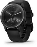 Garmin v&iacute;vomove Sport &ndash; Hybrid-Smartwatch mit analogen Zeigern und Touchdisplay,