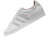 adidas Herren Superstar Sneaker, Cloud White/Vivid Red/Cloud White, 47 1/3 EU