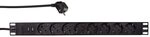 LogiLink Professional PDU8C02 - 19" Steckdosenleiste mit 8x Schutzkontaktbuchsen