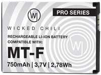 Wicked Chili Akku kompatibel mit AVM Fritz!Fon C5, C4, M2, MT-F, Motorola...