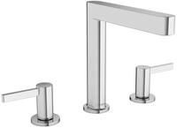 hansgrohe 3-Loch Waschtischarmatur Finoris, Wasserhahn Bad mit Auslauf H&ouml;he 160 mm,