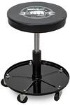 Weber Werkstatthocker, h&ouml;henverstellbar, gepolstert, 360&deg; drehbar, Schwarz,