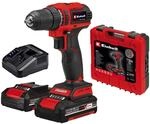 Einhell Akku-Bohrschrauber TE-CD 18/40 Li BL (2x2,0 Ah) Power X-Change (Li-Ion, 18 V,