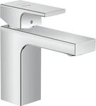 hansgrohe Waschtischarmatur Vernis Shape, Wasserhahn Bad mit Auslauf H&ouml;he 100 mm,