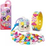 LEGO 41944 DOTS Candy Kitty Armband & Taschenanh&auml;nger mit Katze, kreatives...