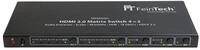 FeinTech VMS04201 HDMI Matrix Switch 4x2 mit Audio Extractor 4 in 2 Out 4K 60Hz