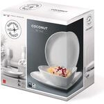 Rocco Bormioli Coconut-Service, 18 St&uuml;ck, Wei&szlig;
