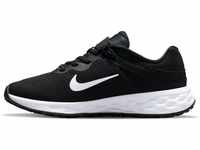 Nike Jungen Nike Revolution 6 Flyease Sneaker, Black White Dk Smoke Grey, 38.5...