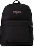 Jansport Superbreak Plus 8-Bit Floral Rucksack, Schwarz und silberfarben, 42X14X32,