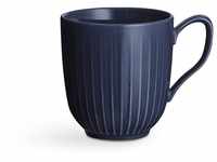 Kähler Becher 33 cl Hammershøi legendäres Design für Tee und Kaffee, blau