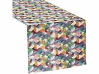Sander Tischläufer"Cubes" bunt Größe 50x140 cm