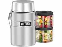 Thermos STAINLESS KING FOOD JAR 1,2l, steel, Thermosbehälter aus Edelstahl mit