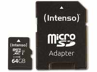 Intenso 64GB microSDXC UHS-I Performance, 3424490