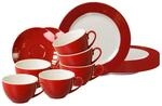 Flirt by Ritzenhoff & Breker Doppio Rot Kaffeeservice 18tlg.