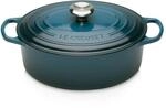 Le Creuset Signature Gusseisen-Br&auml;ter mit Deckel, &Oslash; 27 cm, Oval, F&uuml;r alle