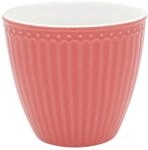 Greengate - Tasse, Becher, Kaffeetasse, Latte Cup - Alice - Coral/rot -...