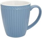 Greengate - Becher, Tasse, Henkelbecher - Alice - Porzellan - Sky Blue - 400 ml