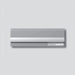 Siedle Briefklappenmodul BE 611-3/1-0 SM, silber-metallic, 2543206