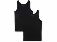 Schiesser Herren 2 PACK Unterhemd ohne Arm Bio Baumwolle - 95/5 Organic