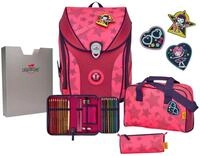 DerDieDas Ergoflex MAX Schulranzen Set 5-TLG. Exklusiv Superflash Neon Star