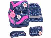 Belmil ergonomischer Schulrucksack Schulranzen Set 5-teilig für Mädchen mit...