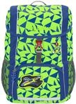 Step by Step Rucksack-Set Kid NEON, Star Catcher, gr&uuml;n-blau, mit Sitzkissen,