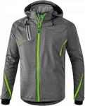 Erima Unisex Kinder Softshelljacke Function (9060710), grau melange/green gecko, 140