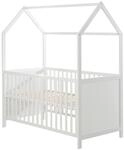 roba Hausbett 70 x 140 cm - FSC zertifiziert - Babybett in Hausoptik -