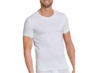 Schiesser Herren Unterhemd T-Shirt V-Ausschnitt Long Life Cotton - 172468,...