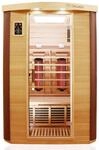 Dewello&reg; Infrarotkabine Infrarotsauna Toronto 127x106 f&uuml;r 1-2 Personen aus Hemlock