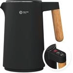 BALTER Edelstahl Wasserkocher mit Temperatureinstellung, 45&deg;C-100&deg;C, Doppelwand,