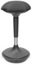 DIGITUS Ergonomischer Hocker / Stehhilfe h&ouml;henverstellbar mit Gasdruckfeder Schwarz