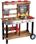 Theo Klein 2368 BBQ Country Sommer K&uuml;che I Matschk&uuml;che aus Holz mit Grill- und