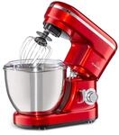 Klarstein Bella K&uuml;chenmaschine - Knetmaschine mit 6 Geschwindigkeitsstufen,