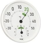 TFA Dostmann Analoges Thermo-Hygrometer, 45.2045.02, f&uuml;r innen und au&szlig;en, mit