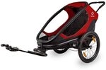 Hamax Unisex-Adult Outback Black-New22 Trailer, Red/Black, One Size Hamax Unisex-Adult Outback Black-New22 Trailer, Red/Black, One Size