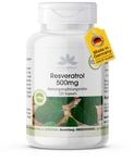 Resveratrol 500mg - Hochdosiert - Kn&ouml;terich-Extrakt - 120 Kapseln |...